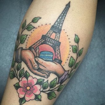 "Eiffel-torony" tetoválási vázlatok